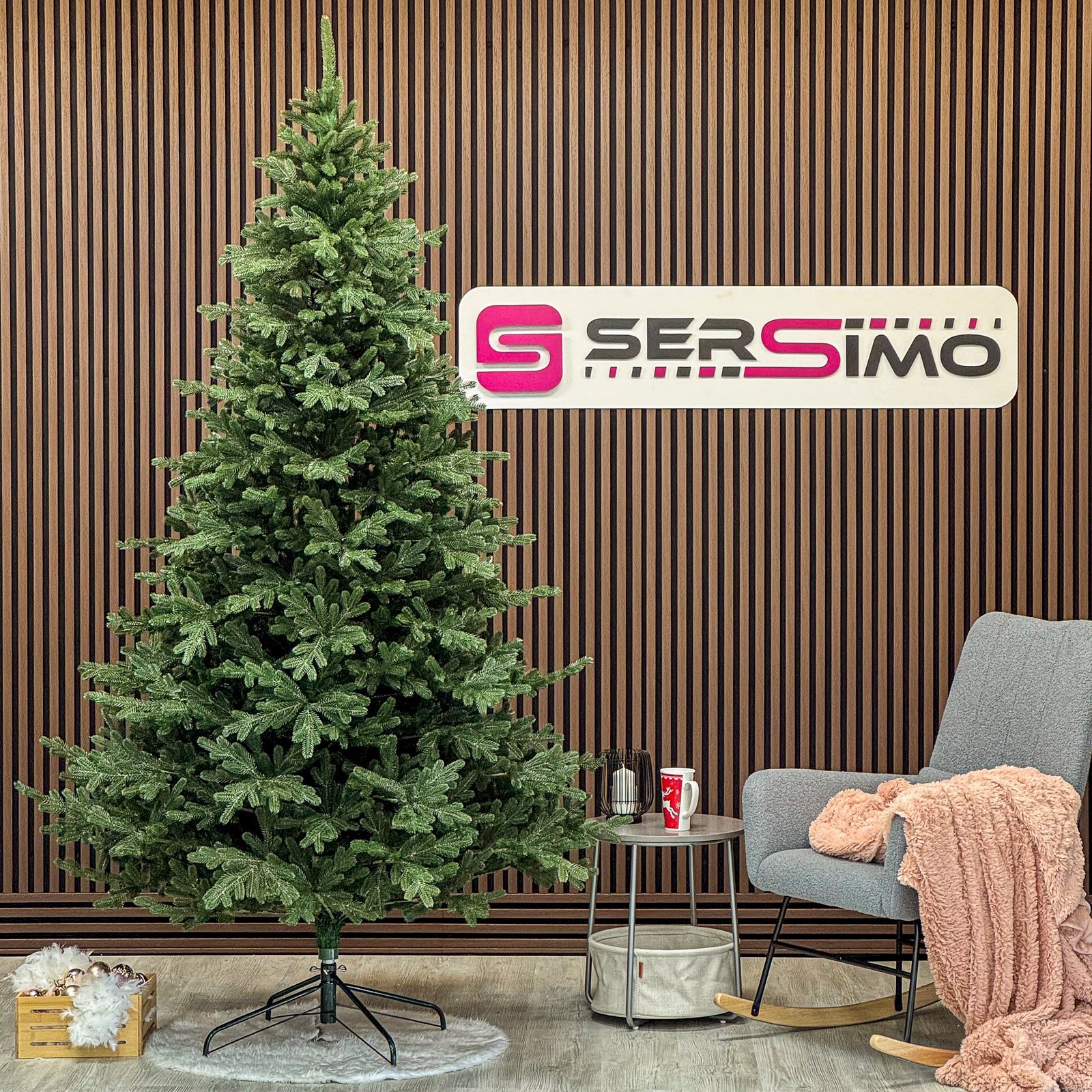 brad artificial christmas deluxe by sersimo, viena select, integral 3d, 300 cm 1 Brad artificial Christmas Deluxe by Sersimo, Viena Select, integral 3D, 300 cm