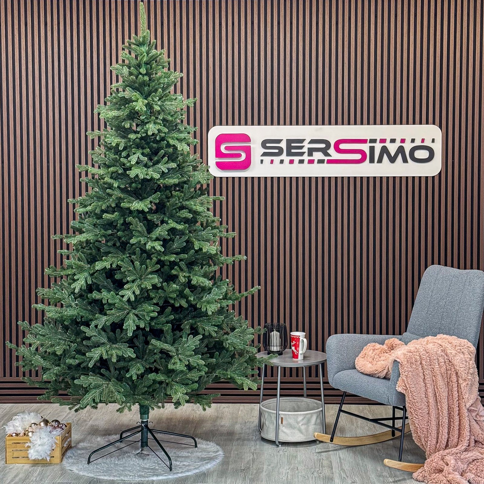 brad artificial christmas deluxe by sersimo, viena select, integral 3d, 300 cm 2 Brad artificial Christmas Deluxe by Sersimo, Viena Select, integral 3D, 300 cm - imagine 2