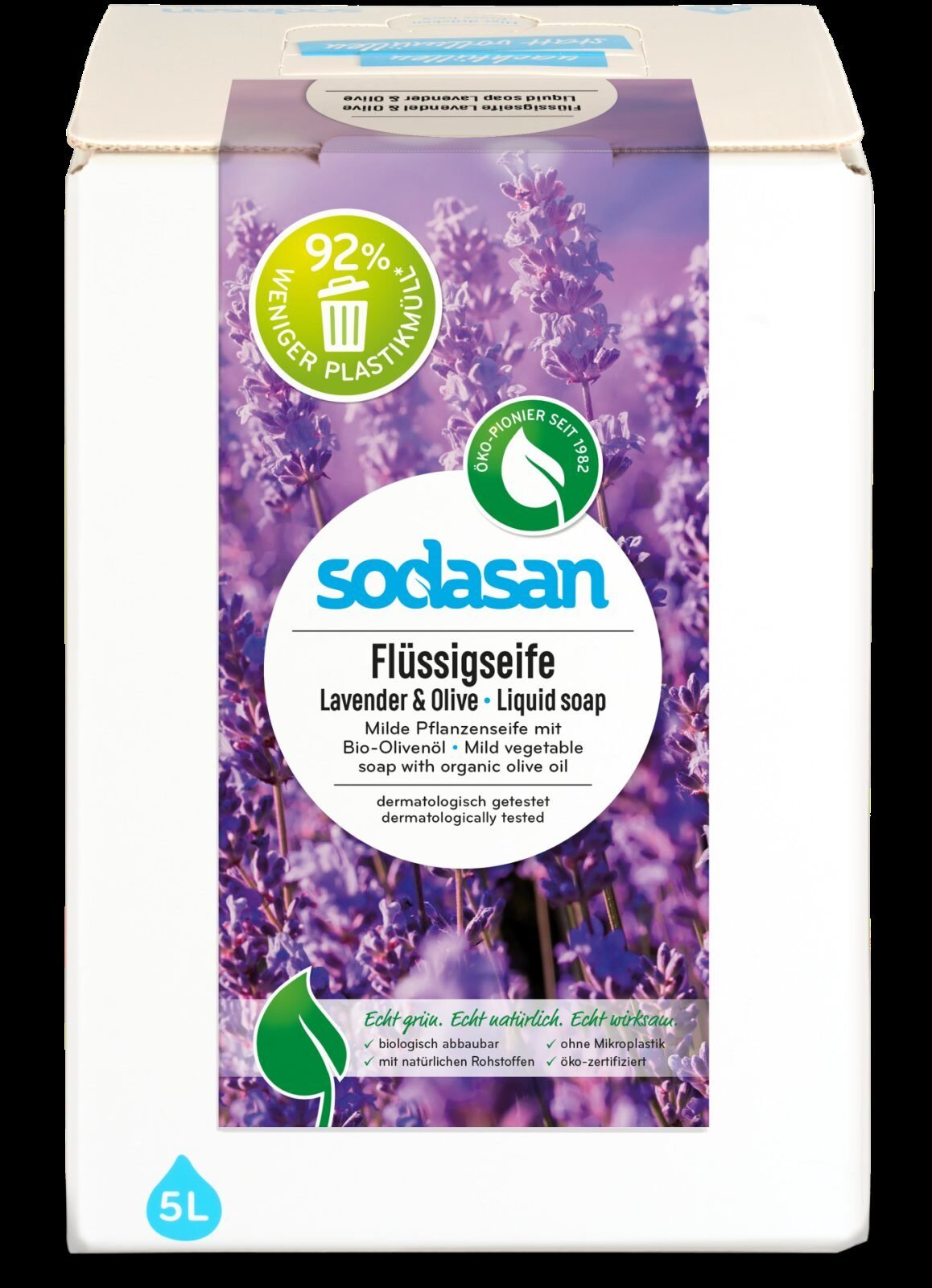 Sapun lichid cu lavanda si masline ecologic 5l Sodasan