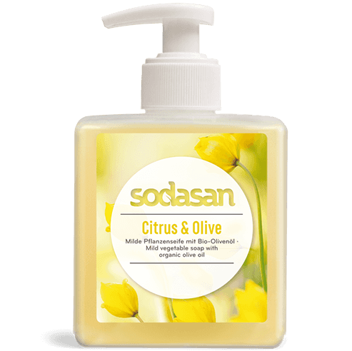 Sapun lichid gel de dus bio citrice masline 300ml SODASAN