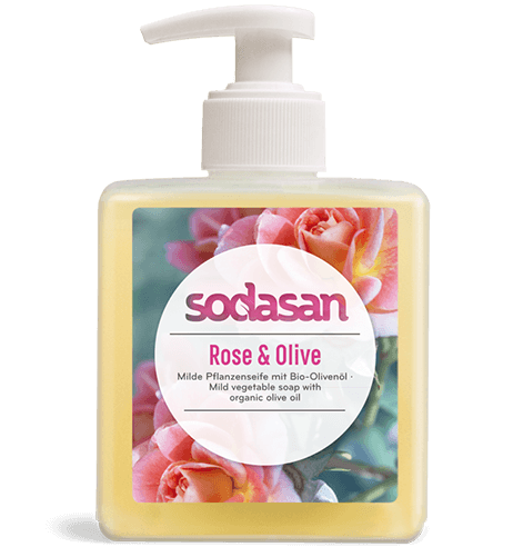 Sapun lichid gel de dus bio trandafir masline 300ml SODASAN