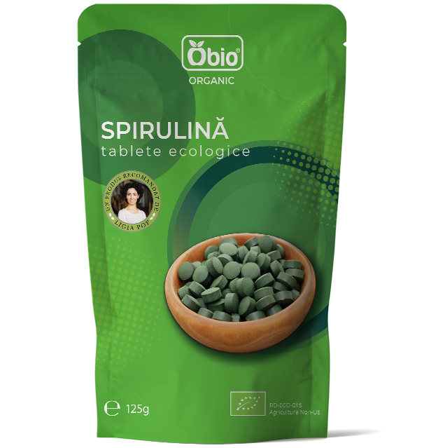 Spirulina tablete eco 125g Obio