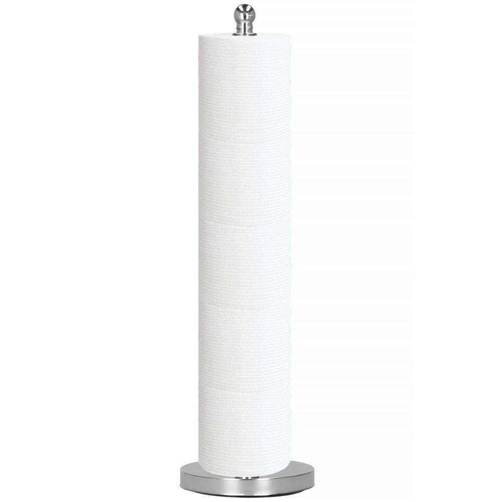 Suport hartie igienica tip tija, 51cm, argintiu cromat 1 Suport hartie igienica tip tija, 51cm, argintiu cromat