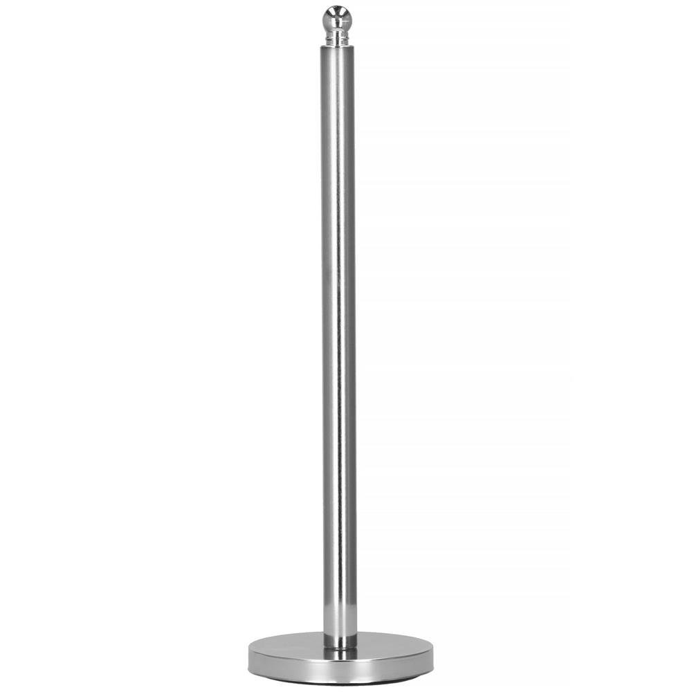 Suport hartie igienica tip tija, 51cm, argintiu cromat 2 Suport hartie igienica tip tija, 51cm, argintiu cromat - imagine 2