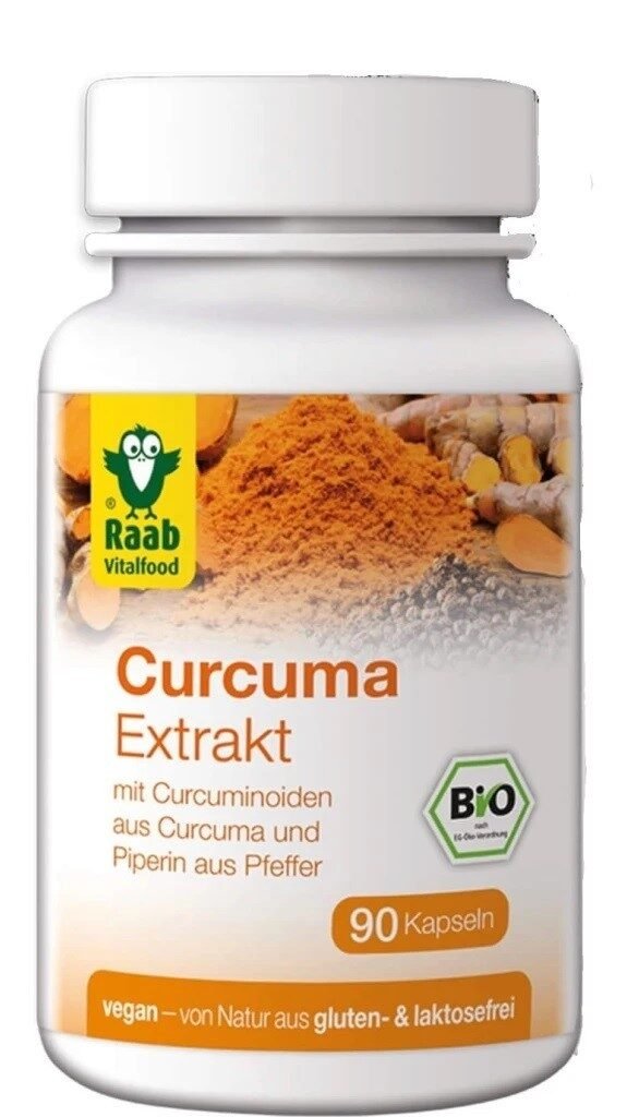 Turmeric (curcuma) FORTE bio 500mg, 90cps RAAB