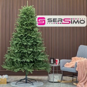 Brad artificial Christmas Deluxe by Sersimo, Alpine, verde, integral 3D, 230 cm