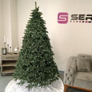 Brad artificial Christmas Deluxe by Sersimo, Canada argintiu, 3D, 210cm