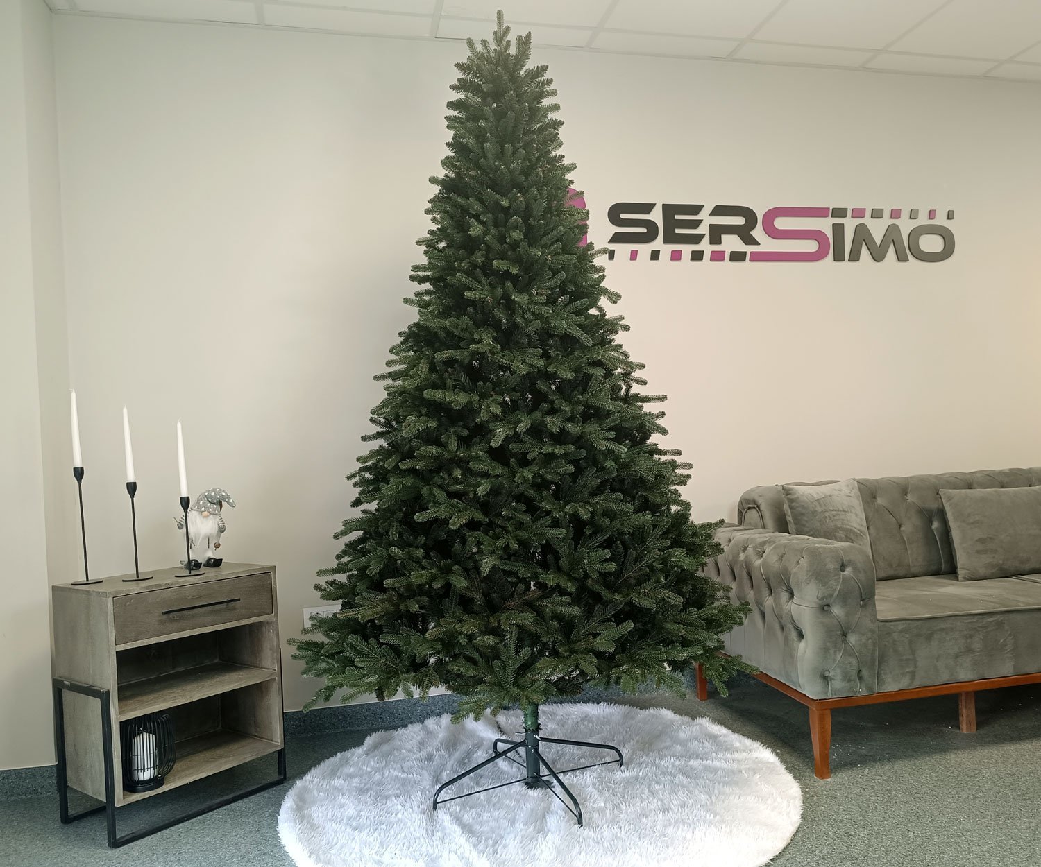 Brad artificial Christmas Deluxe by Sersimo, Carpati, 2D+3D, 230cm 4 Brad artificial Christmas Deluxe by Sersimo, Carpati, 2D+3D, 230cm - imagine 4