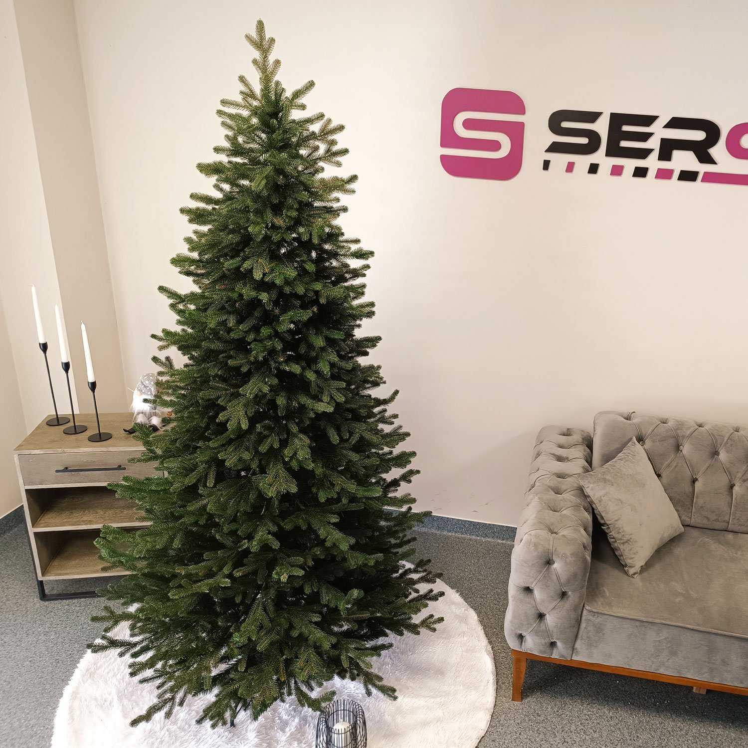 brad artificial christmas deluxe by sersimo, viena slim, 2d+3d, 210cm 1 Brad artificial Christmas Deluxe by Sersimo, Viena Slim, 2D+3D, 210cm