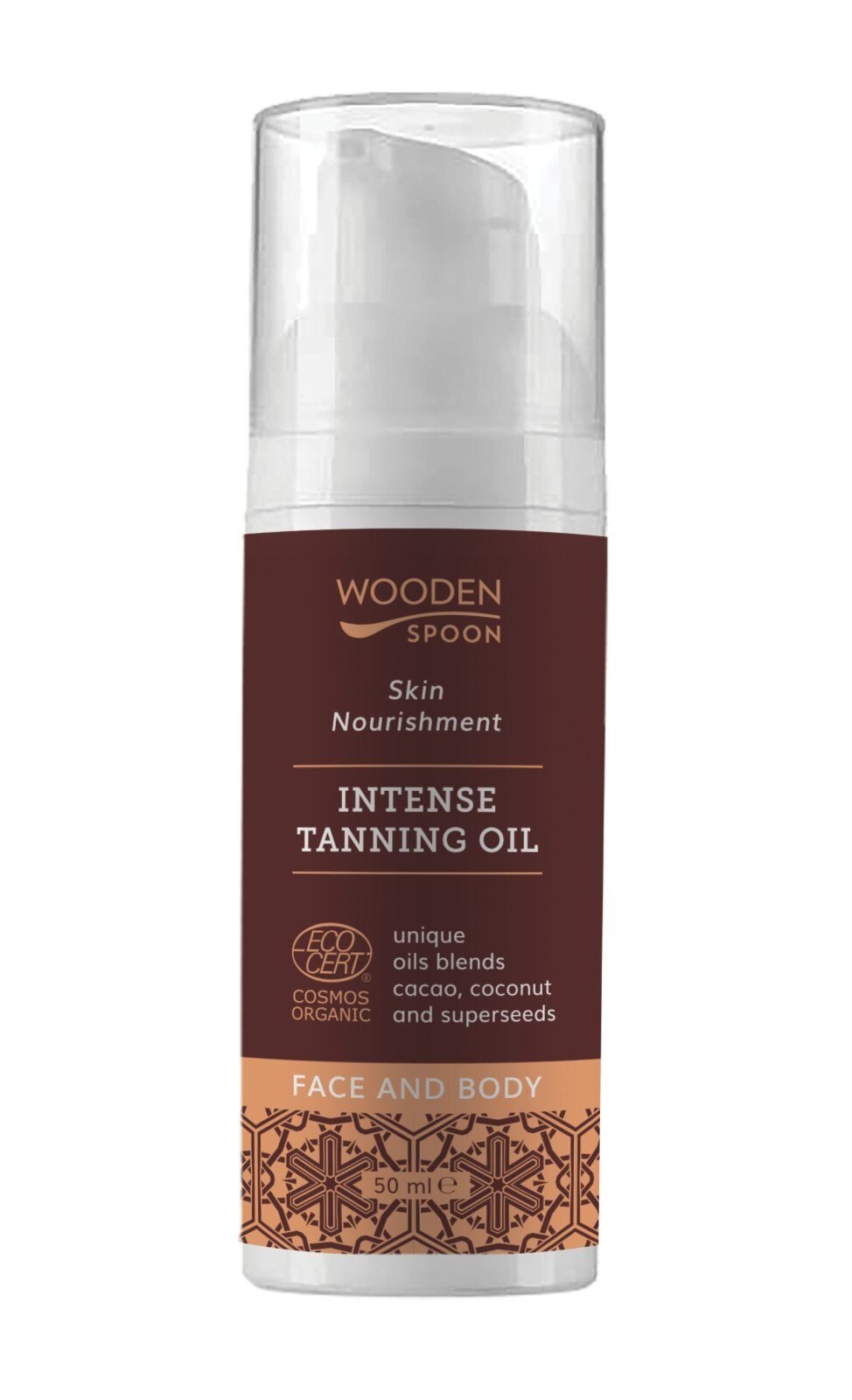 Ulei de plaja pentru bronz, bio, 50ml, Wooden Spoon