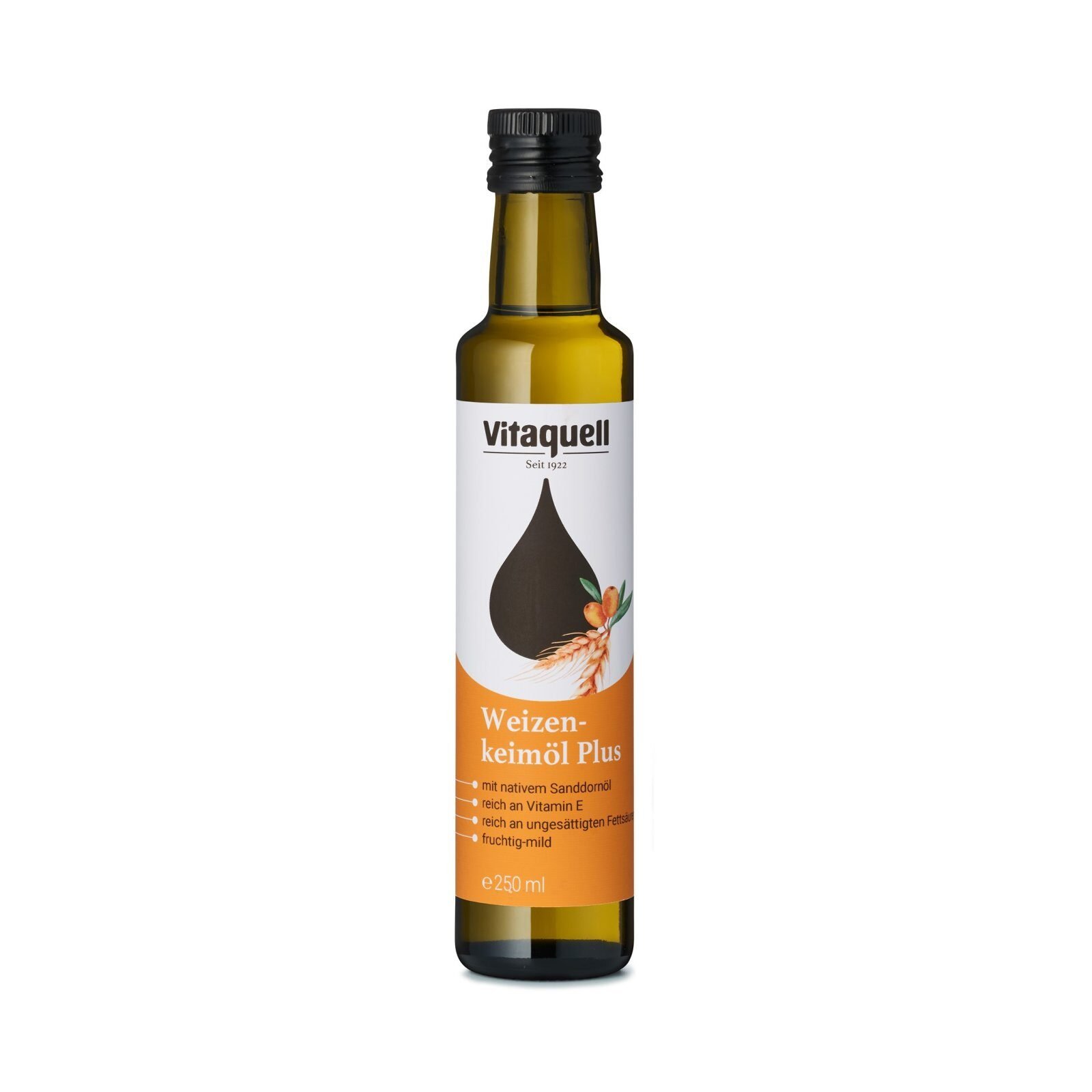 Ulei din germeni de grau cu catina 250ml Vitaquell