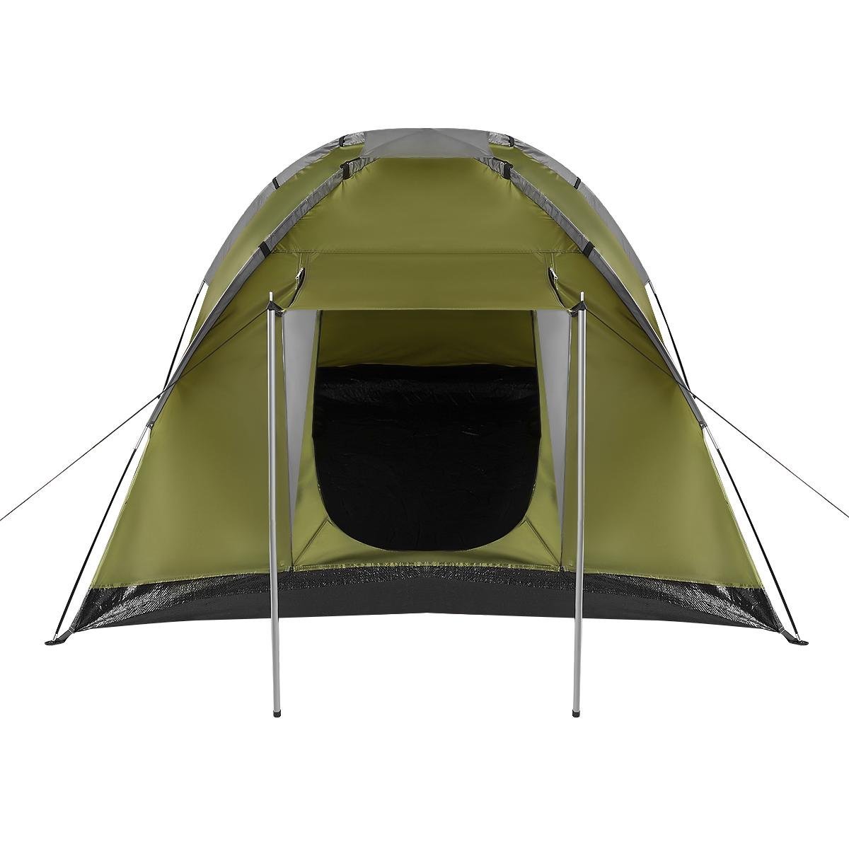 cort camping 4 persoane, impermeabil 3000 mm, 200x200x115 cm, plasa insecte, verde 3 Cort camping 4 persoane, impermeabil 3000 mm, 200x200x115 cm, plasa insecte, verde - imagine 3