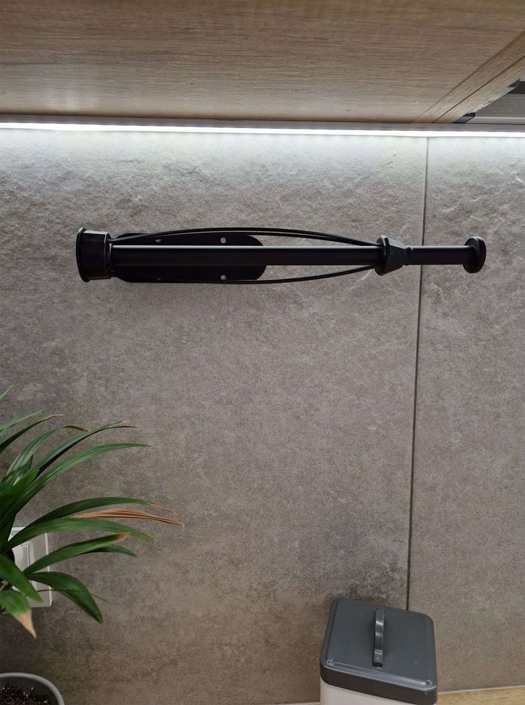 suport rola prosop de bucatarie, culoare neagra 11 Suport rola prosop de bucatarie, culoare neagra - imagine 11