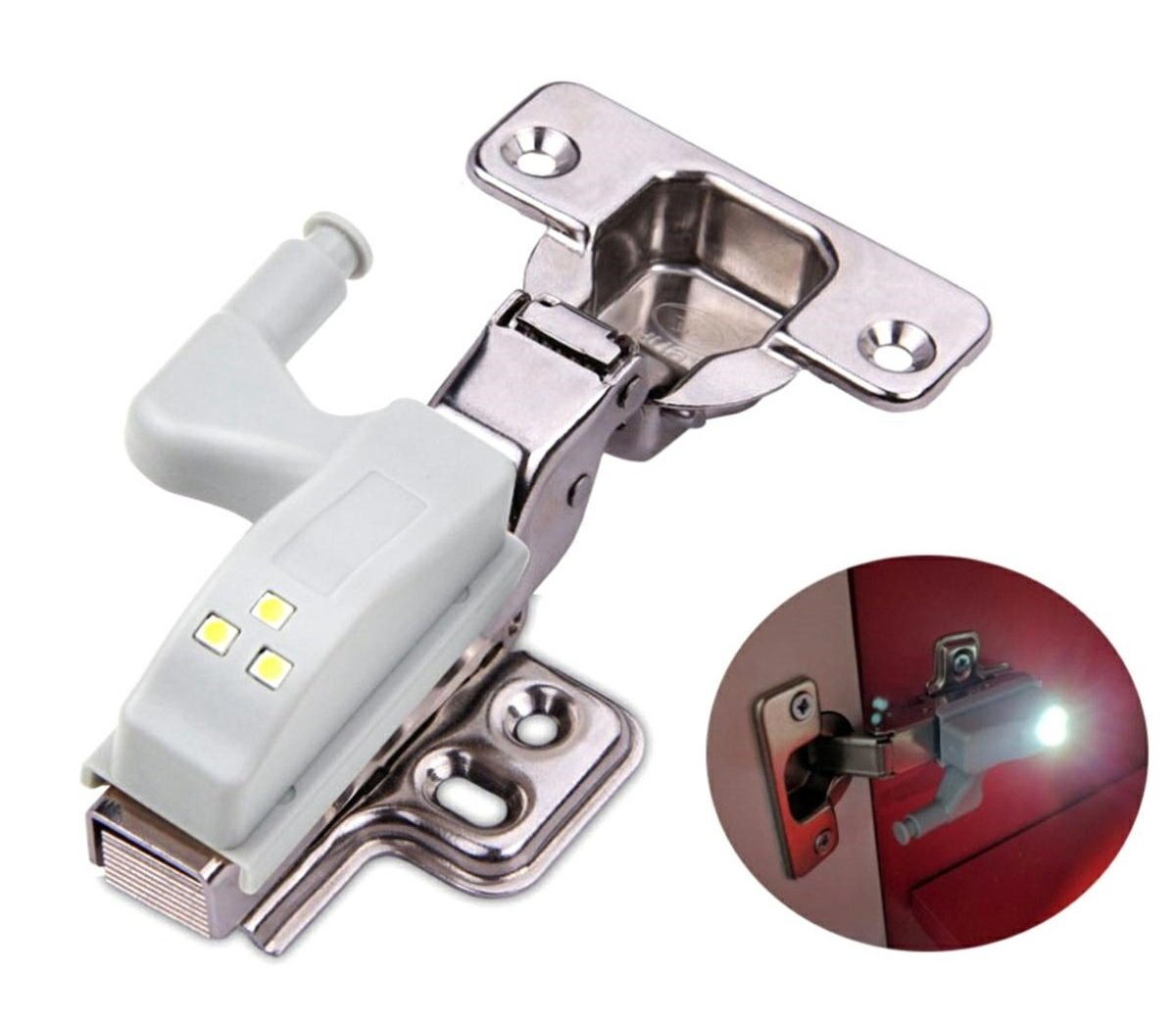 set 10 lampi led pentru balamale mobilier 1 Set 10 lampi LED pentru balamale mobilier