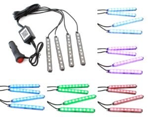 Lumini UnderCar LED – RGB pentru interior sau exterior cu Bluetooth – 12cm ZD65B