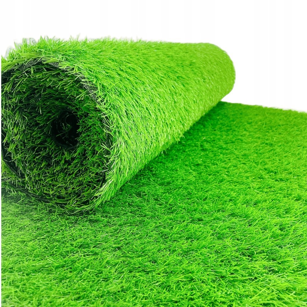Covor Iarba Artificiala, Tip Gazon, Verde, 30 mm, 5 mp, 100×500 cm