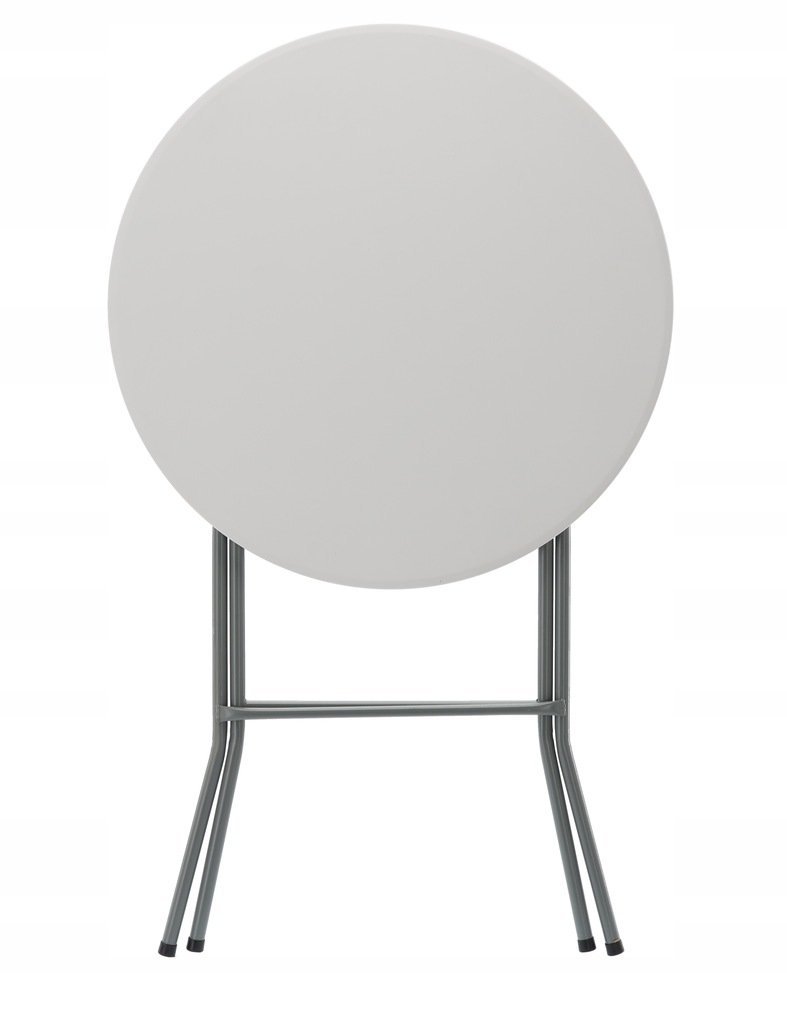 masa de gradina pliabila, 80 cm, alb – cadru din otel, blat hdpe rezistent la intemperii, usor de transportat 3 Masa de gradina pliabila, 80 cm, alb – cadru din otel, blat HDPE rezistent la intemperii, usor de transportat - imagine 3