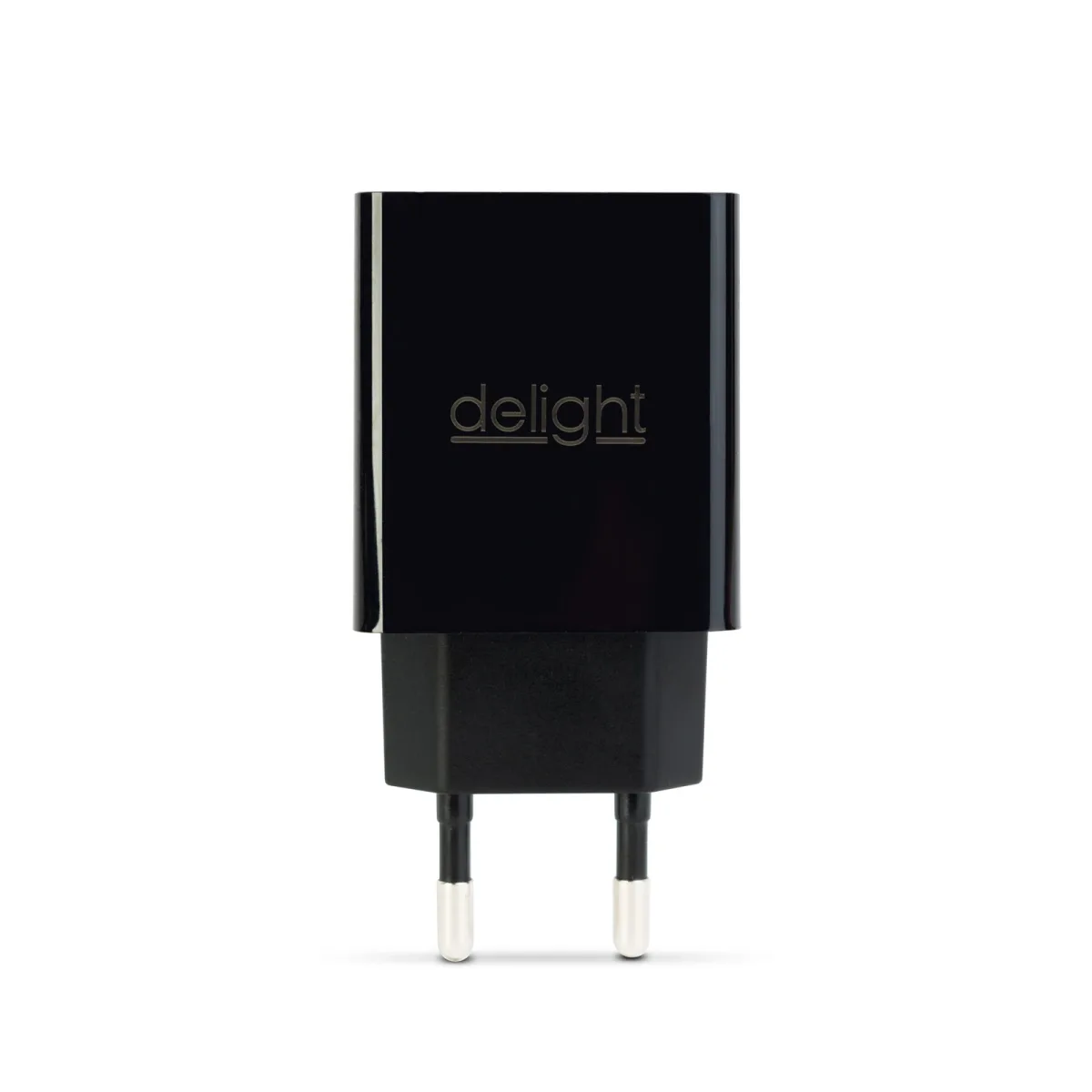 Incarcator USB priza 5V 2.4A adaptor retea rapid compact universal negru - imagine 2