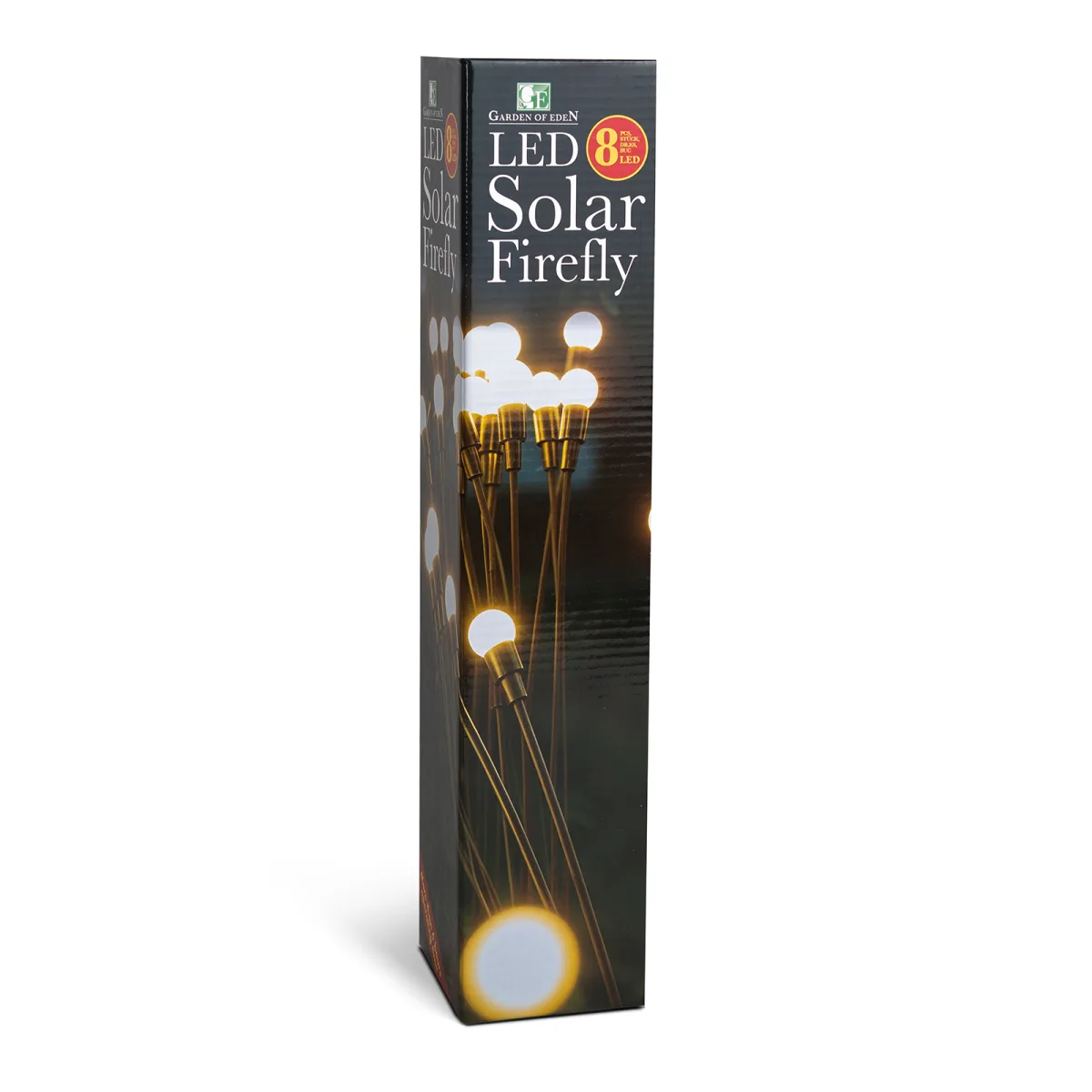 Lampa solara gradina licurici 8 LED alb cald 70 cm decor alei,terasa IP44 - imagine 3