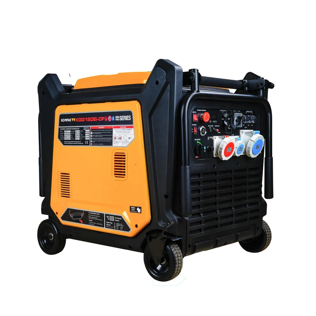 Generator inverter Dual Fuel KOMPAK KGG120Ei-DF, 13 kW, benzina/GPL, insonorizat