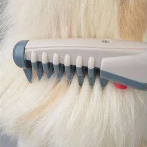 Perie electrica pentru animale, indepartare par si descaltire, pentru caini si pisici, fara durere