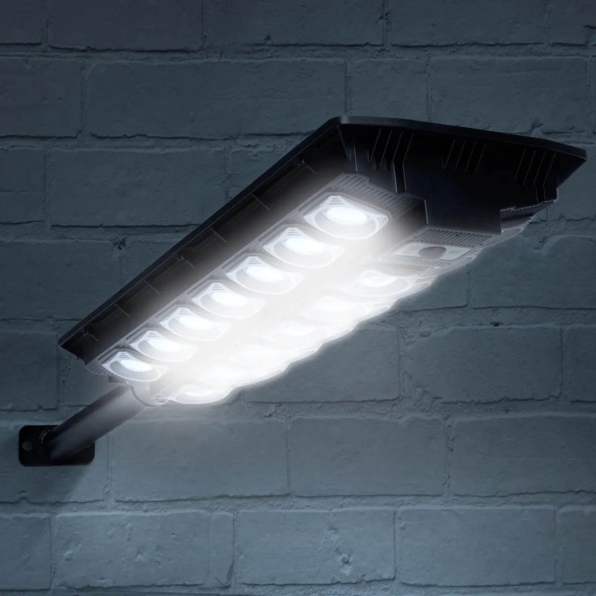 Proiector solar 520 LED SMD 3000lm senzor miscare telecomanda 4500mAh IP65 exterior