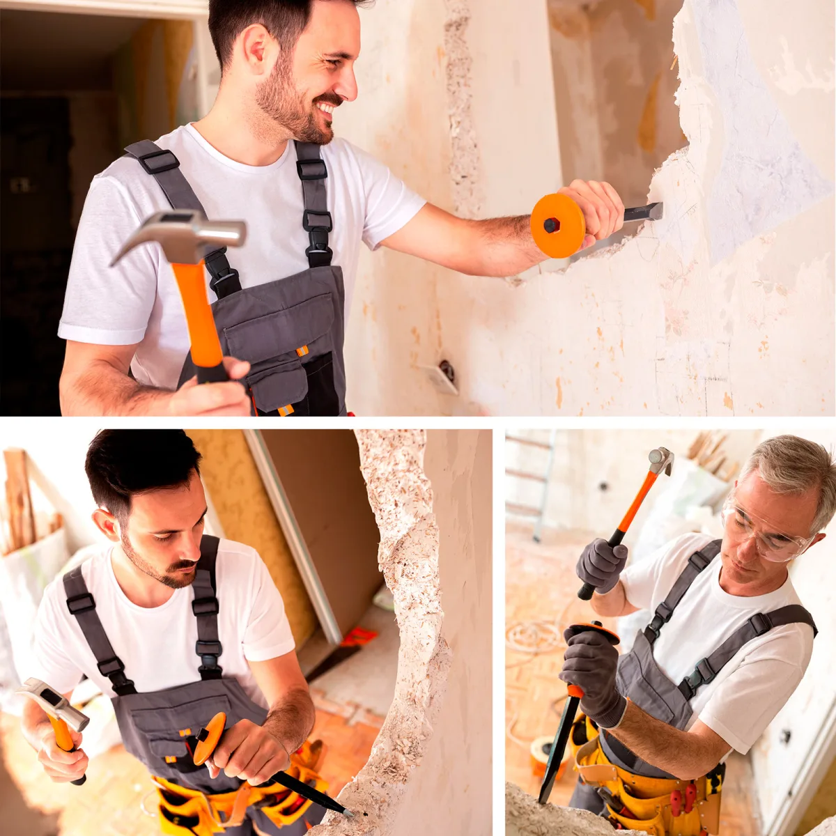 Dalta rece pentru metal, 300 mm latime, tais 18 mm, cu maner ergonomic si scut protectie, otel aliat - imagine 2