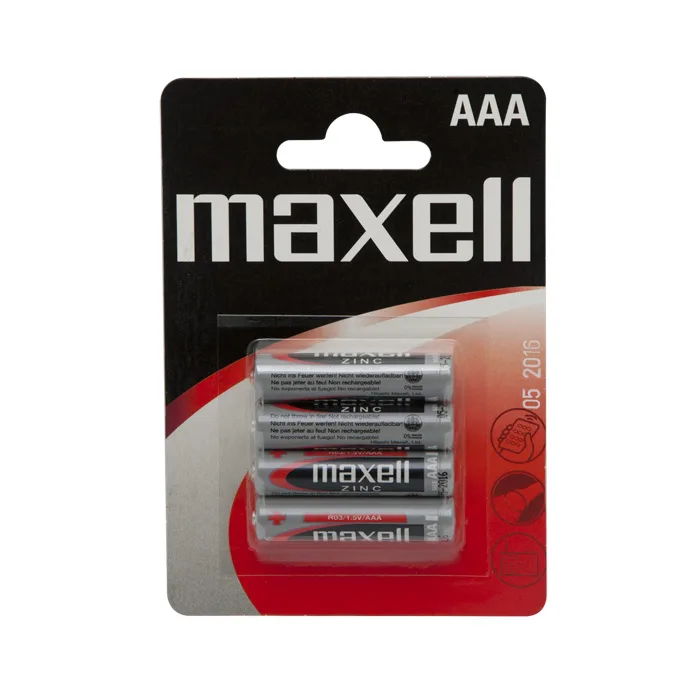 Baterii AAA R03 1.5V zinc, blister 4 buc, rezistente scurgeri, pentru telecomanda / jucarii