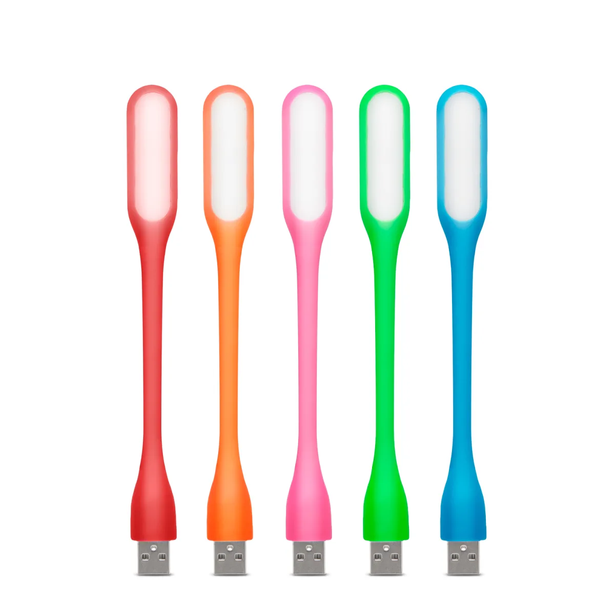 Lampa de citit LED USB 17 cm, flexibila, silicon, culori multiple, iluminat