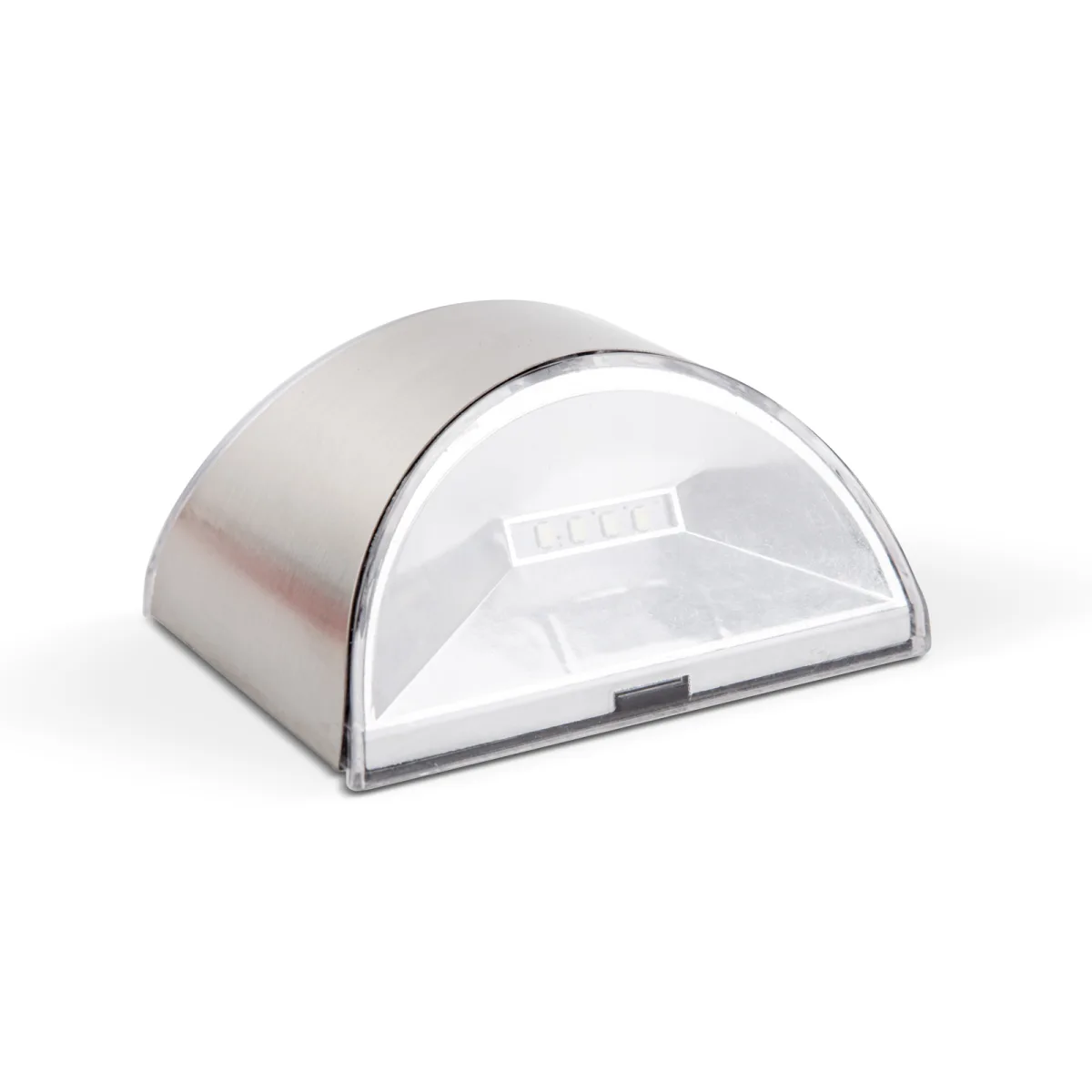 Lampa solara LED perete 4 SMD alb rece, iluminat exterior gradina terasa, montaj usor - imagine 2