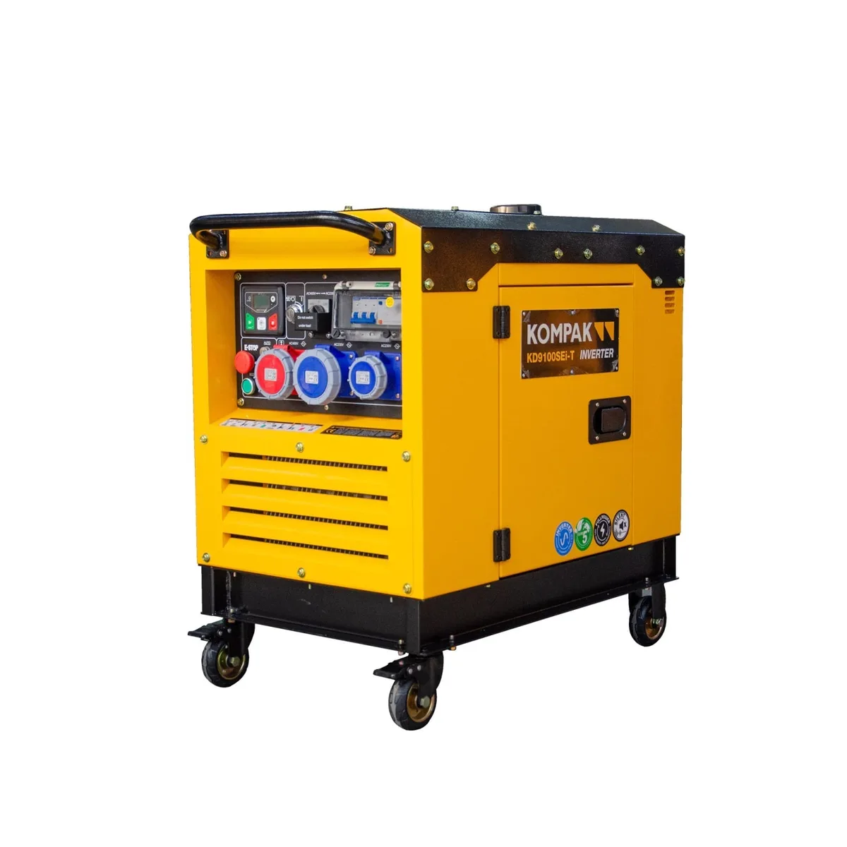 Generator inverter diesel KOMPAK KD9100SEI-T Full Power, 8.1 kVA, 230/400 V, insonorizat - imagine 2