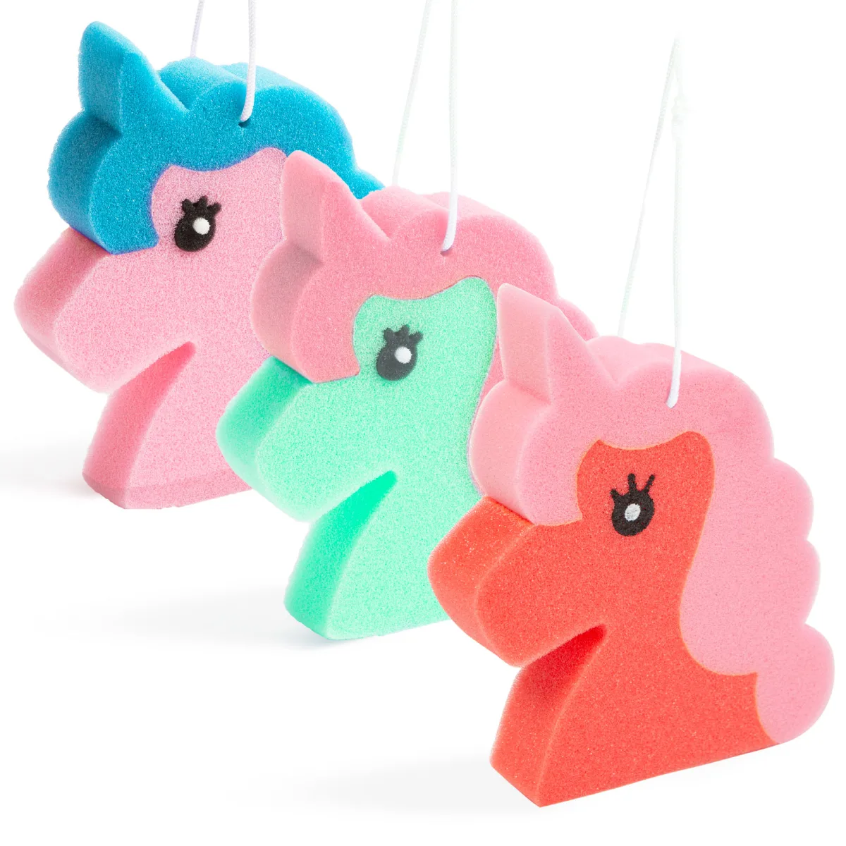 Burete baie unicorn 16 cm, burete curatare si spalare, absorbant, spuma poliuretan