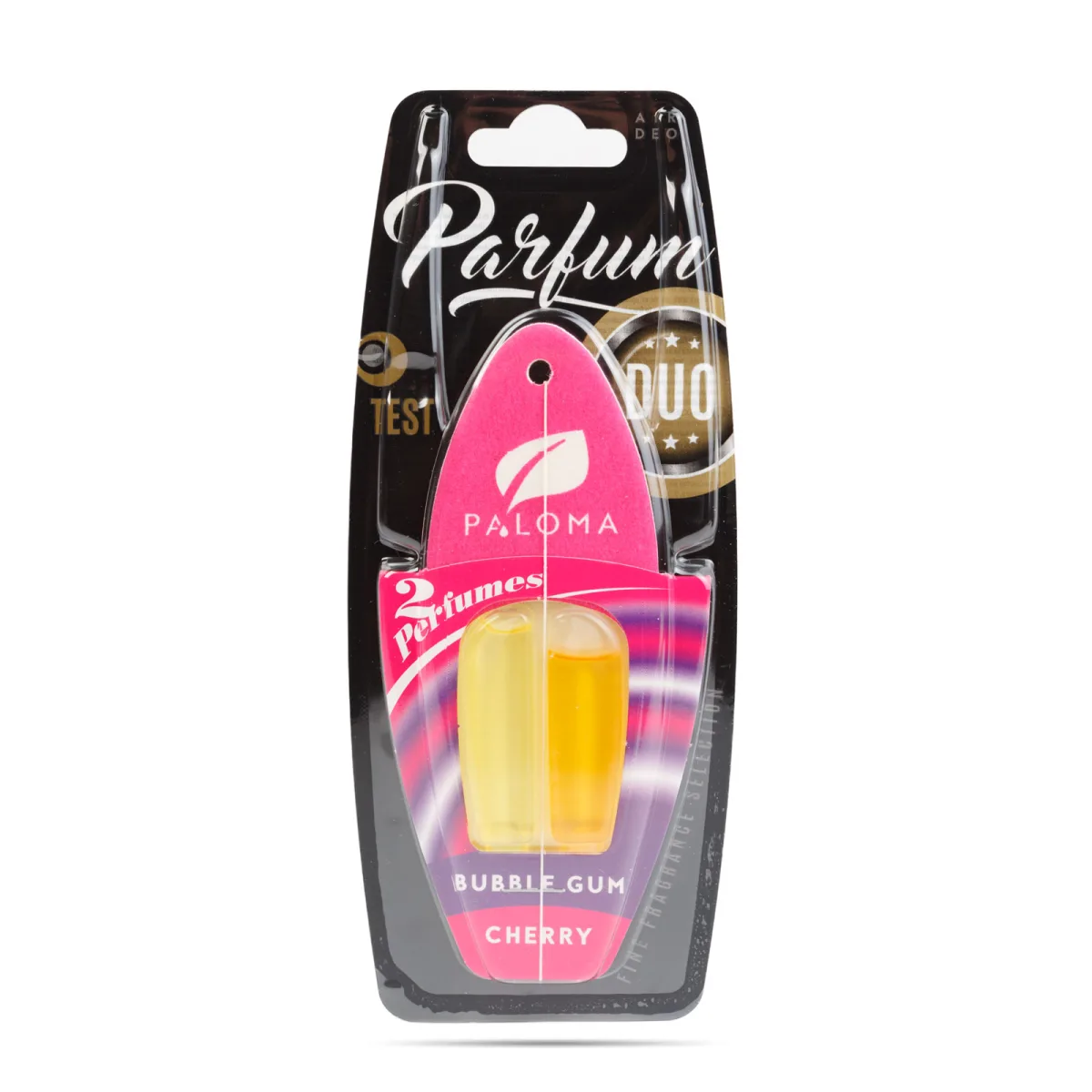 Odorizant Auto Duo Cirese și Guma de Mestecat, 2 × 2,5 ml