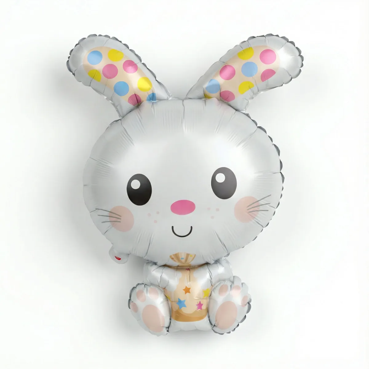 Balon Paste iepuras folie aluminiu 78 cm, compatibil heliu - imagine 2