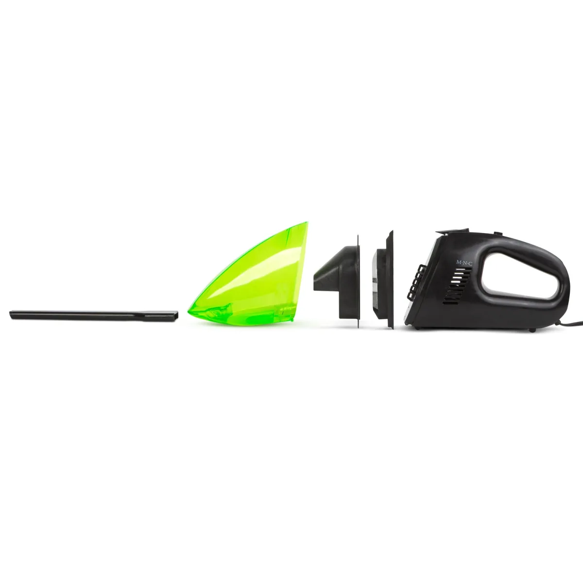 Aspirator auto 12V bricheta, 60W, cablu 2.5 m, filtru lavabil, duza ingusta, compact - imagine 4