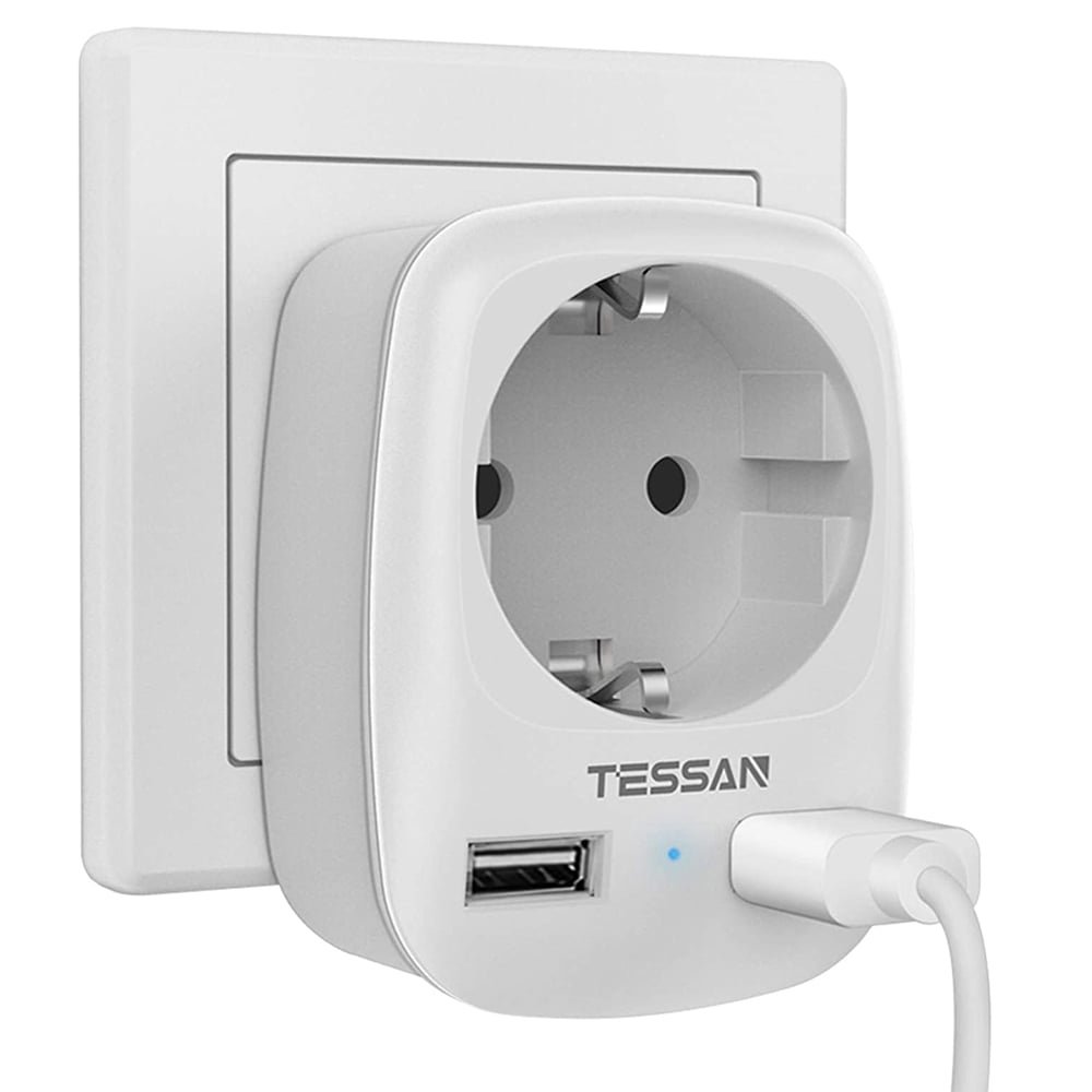homepage recart 16 Adaptor Tessan TS-611-DE, 2xUSB – 2,4A, 13A