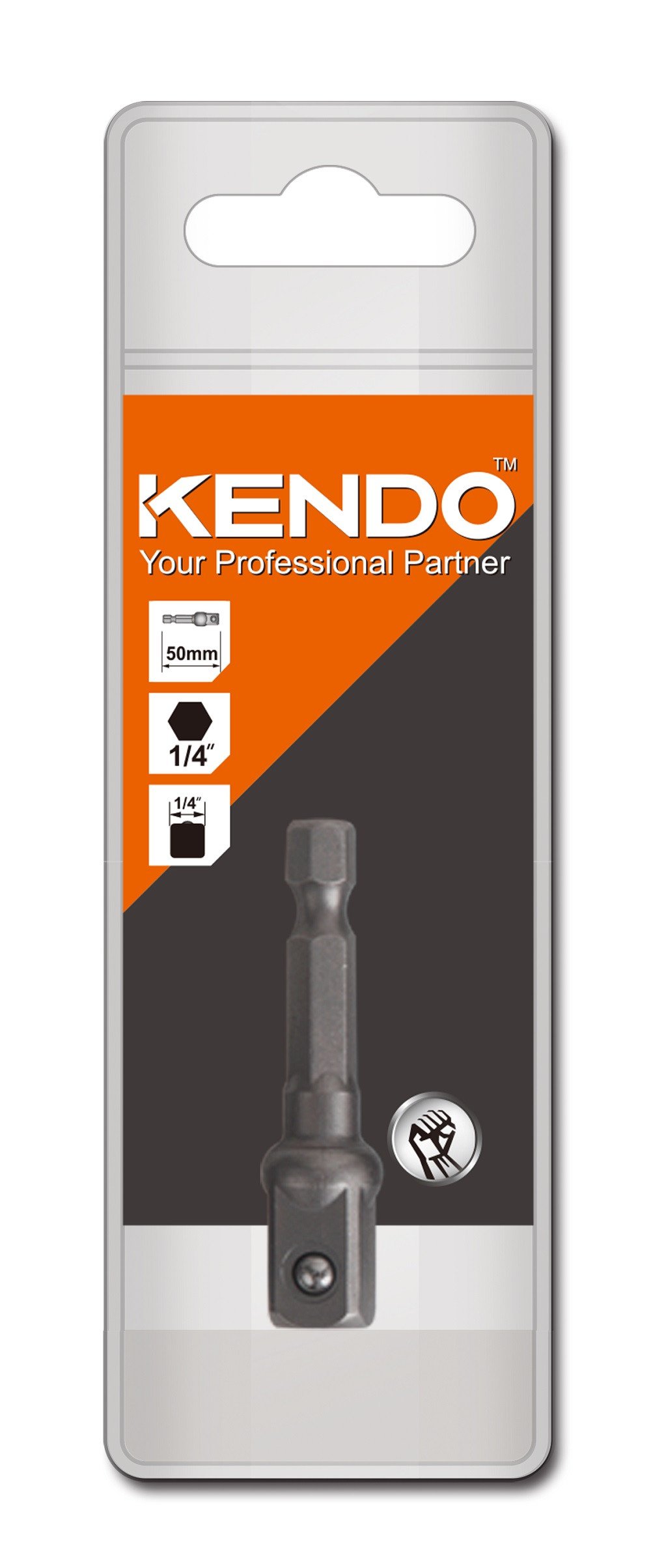 Adaptor hexagonal HEX 1/4 „50 mm, CRv.