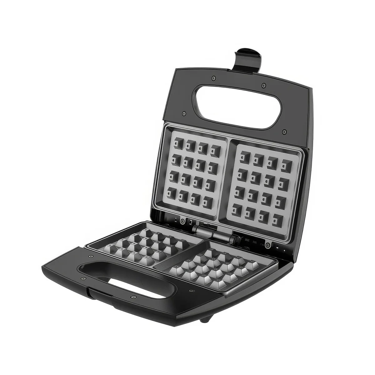Aparat de facut vafe, 750 W, suprafata antiaderenta, incalzire rapida, compact