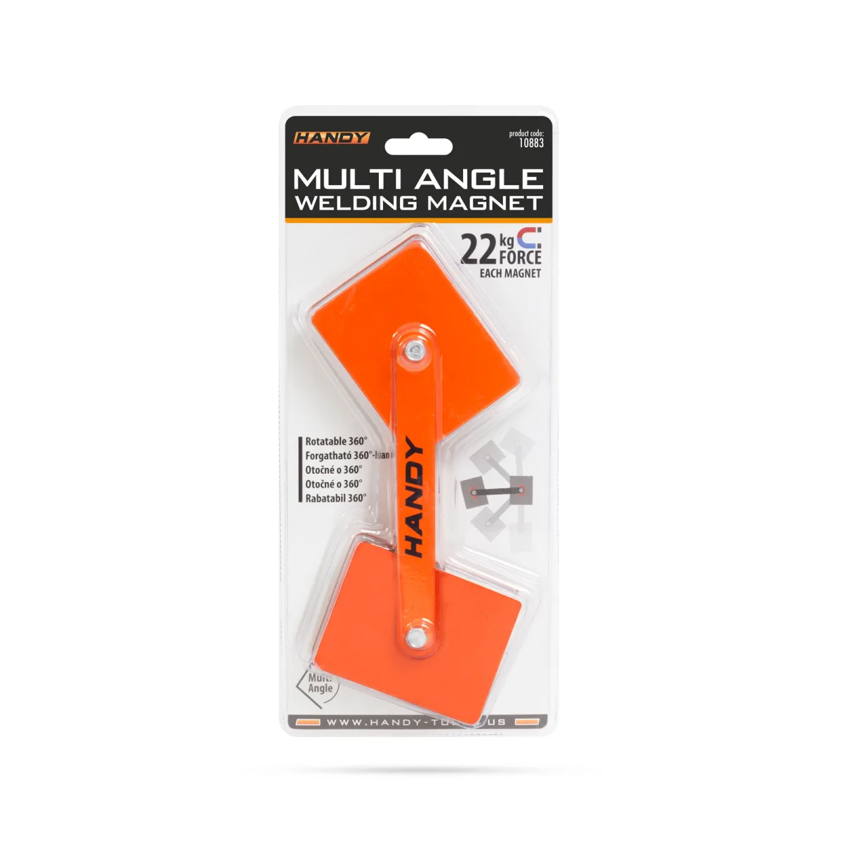 Magnet de sudura reglabil 360°, forta magnetica 22 kg - imagine 5