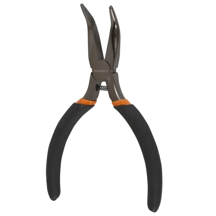 Cleste Plat Indoit 45° din Otel Crom Vanadiu cu Maner Cauciucat, 135 mm pentru Precizie