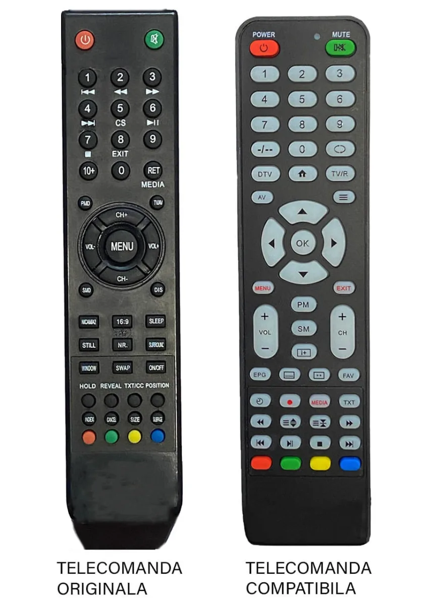 Telecomanda compatibila pentru televizor Edelstein/ GudSchneid