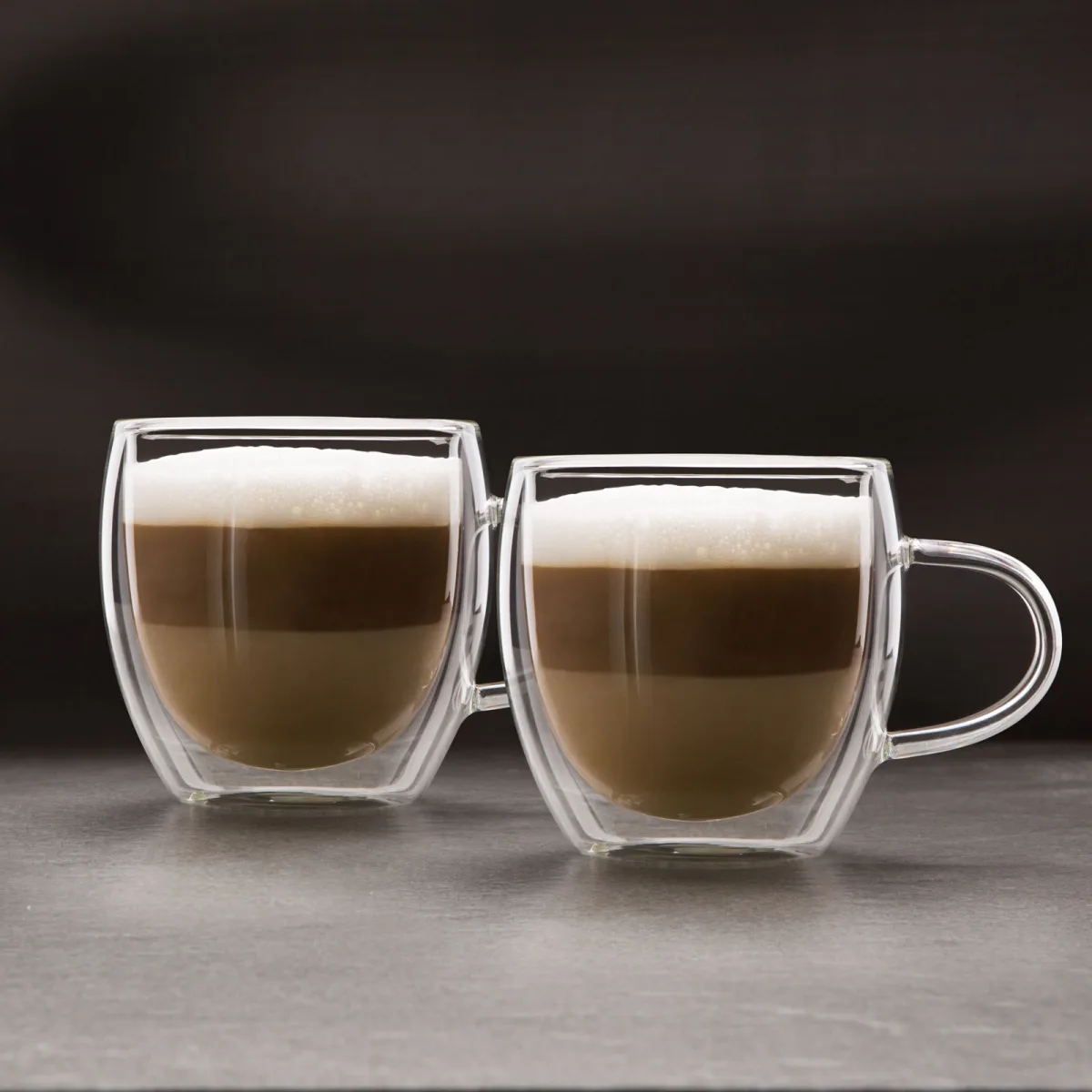 Capuccino flacon de perete dublu - 250 ml - 2 bucăți / ambalaj