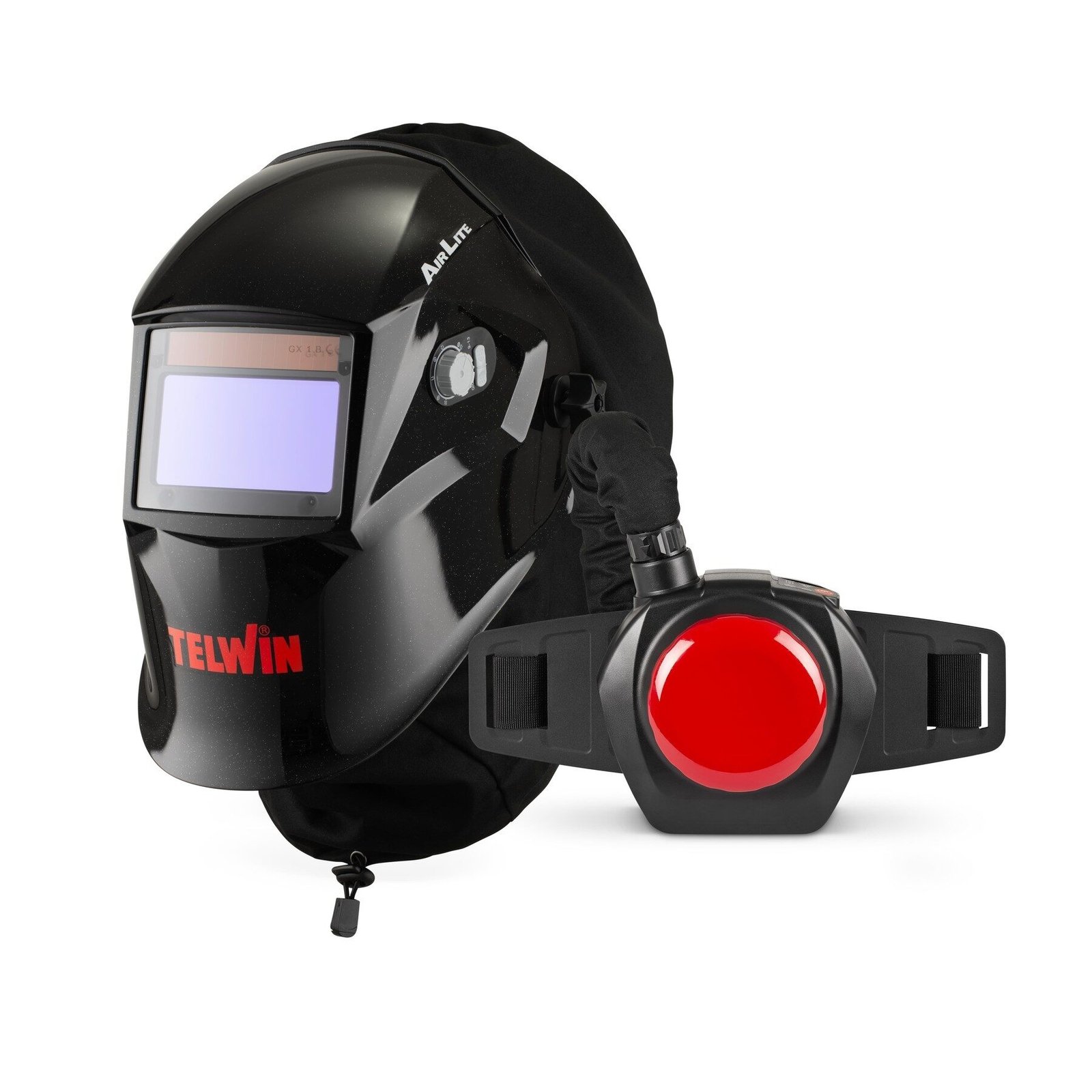 AIRLITE PAPR - Masca de sudura automata cu sistem respirator purificator de aer TELWIN