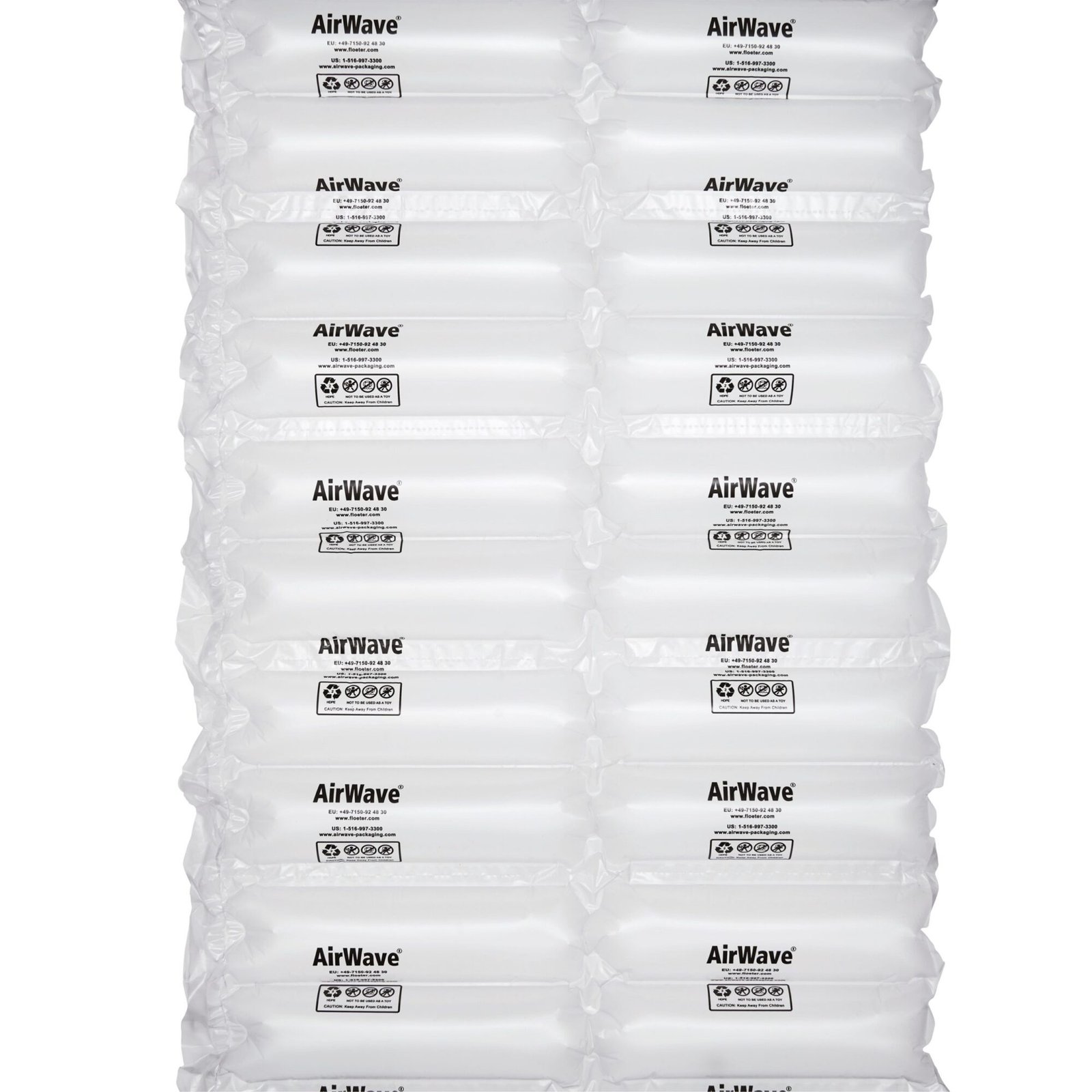 Rola folie pentru utilaje de productie perne cu bule de aer, lungime rola 450m, dimensiune covor 420 x 145 mm - 8.2