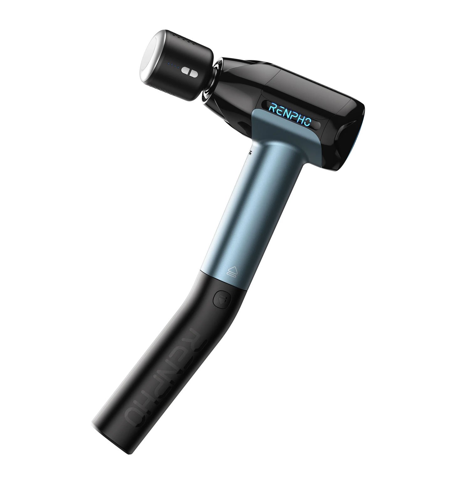 Aparat de masaj Profesional Gun Renpho Reach 2, Incalzire si racire, 6 capete, 5 viteze, Control touch temperatura, brat de extensie, geanta 2 Aparat de masaj Profesional Gun Renpho Reach 2, Incalzire si racire, 6 capete, 5 viteze, Control touch temperatura, brat de extensie, geanta - imagine 2