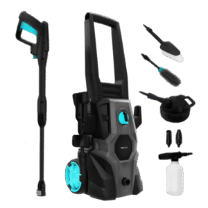 Aparat de spalat cu presiune Cecotec HydroBoost 1600 CarGarden, 135 BAR, 426 L h ,1600 W, Accesorii incluse