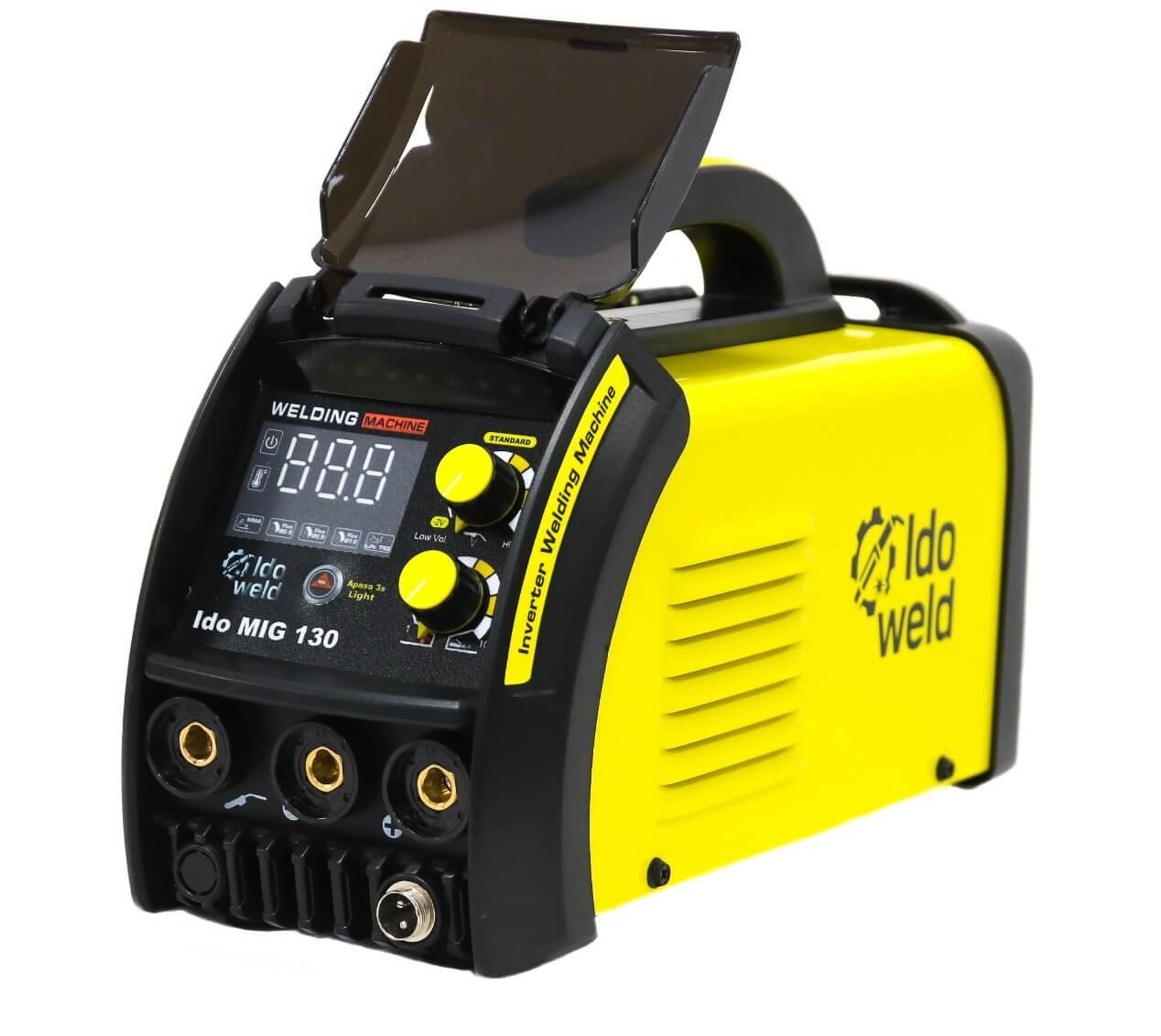 Aparat de sudura Ido Weld MIG 130 tip MIG-MAG + rola de sarma flux 1kg