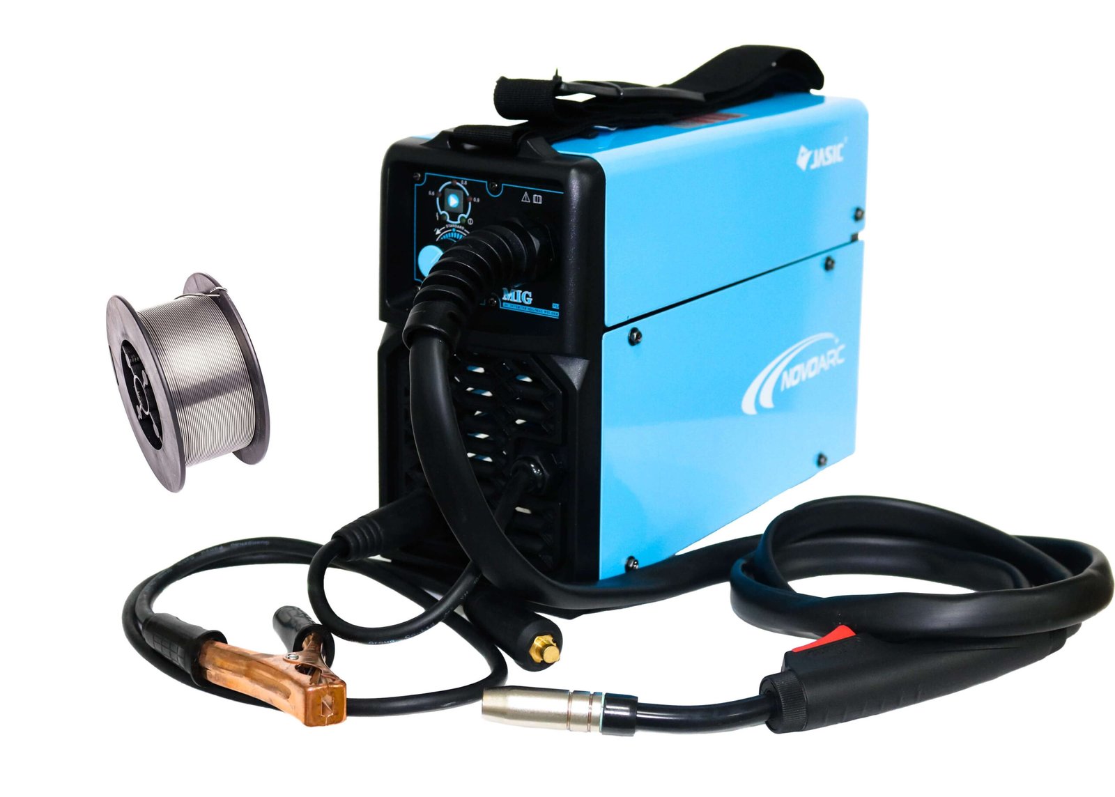 Aparat de sudura NOVO MIG 130 JASIC tip MIG-MAG + rola de sarma flux 1kg