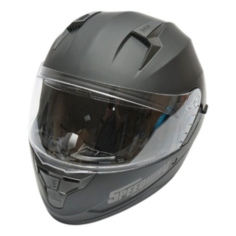 casca moto integrala negru mat cu viziera transparenta si ochelari de soare, marimea l, model arcane ii 3 Casca moto integrala negru mat cu viziera transparenta si ochelari de soare, marimea L, model Arcane II - imagine 3