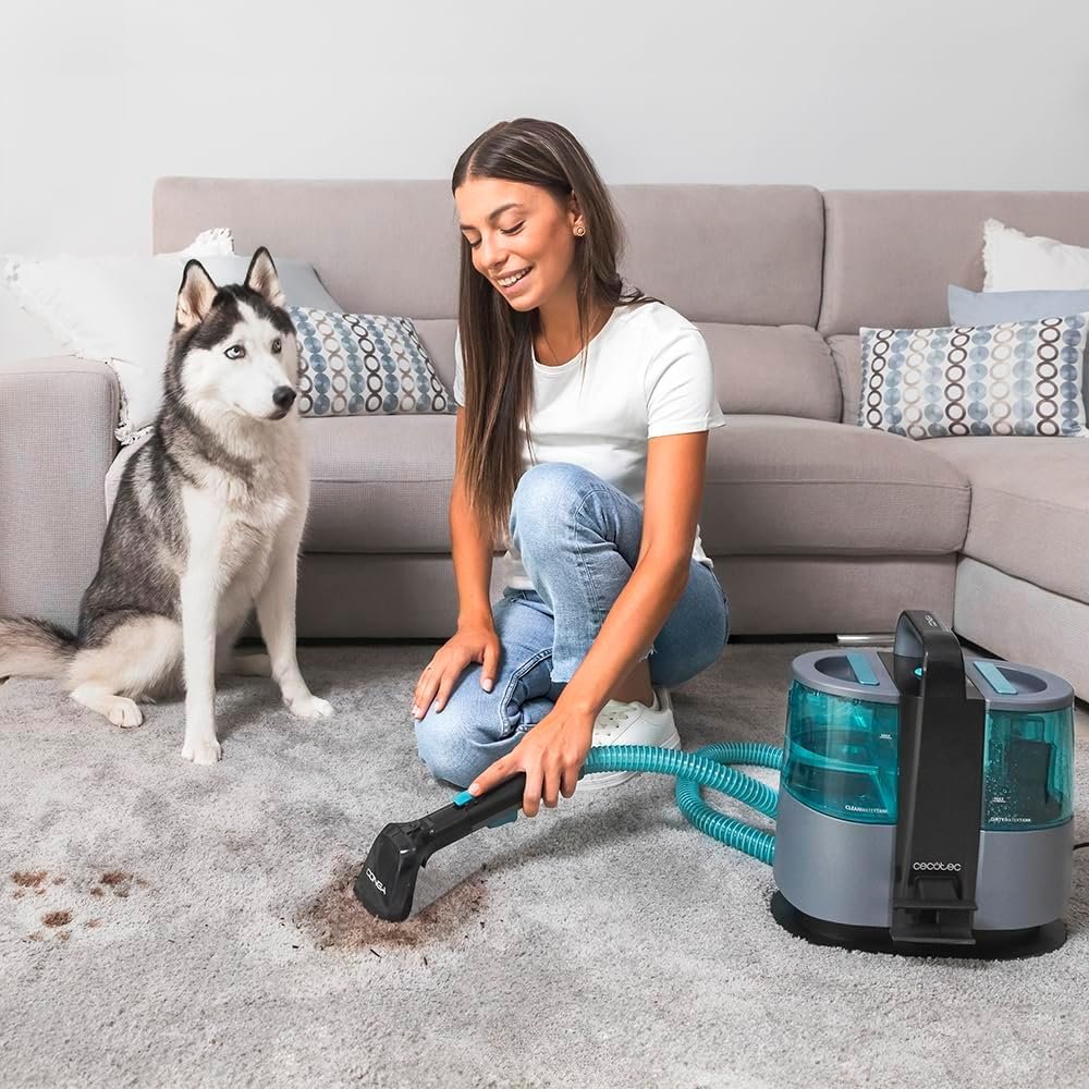 aspirator cu spalare cecotec conga 4000 carpetspot clean xl advance, 600w, putere aspirare 14kpa, rezervor apa curata, rezervor apa murdara, curatare covoare, tapiterie, saltele, pulverizare 4 Aspirator cu spalare Cecotec Conga 4000 CarpetSpot Clean XL Advance, 600W, putere aspirare 14kpa, rezervor apa curata, rezervor apa murdara, curatare covoare, tapiterie, saltele, pulverizare - imagine 4